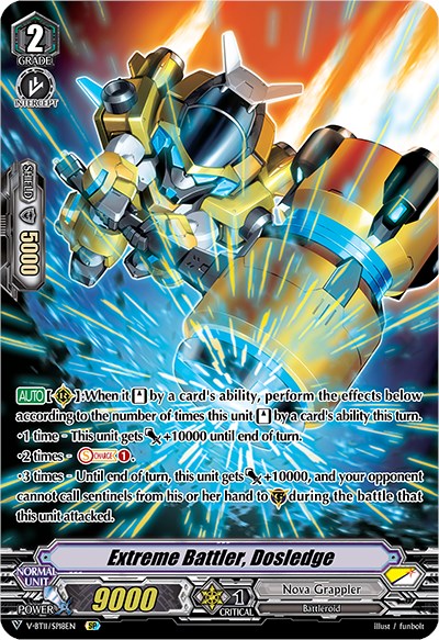 Extreme Battler, Dosledge (V-BT11/SP18EN) [Storm of the Blue Cavalry] | Pegasus Games WI