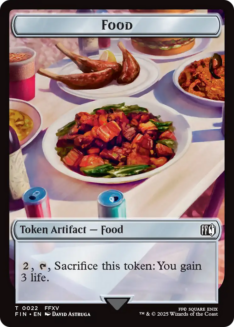 Hero (0003) // Food Double-Sided Token [FINAL FANTASY Tokens] | Pegasus Games WI