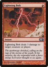 Lightning Bolt (M10) (Oversized) [Oversize Cards] | Pegasus Games WI