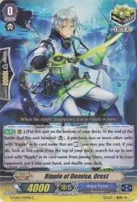 Ripple of Demise, Orest (G-CB02/039EN) [Commander of the Incessant Waves] | Pegasus Games WI