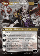 Sorin of House Markov // Sorin, Ravenous Neonate (Borderless) (Textured Foil) [Modern Horizons 3] | Pegasus Games WI