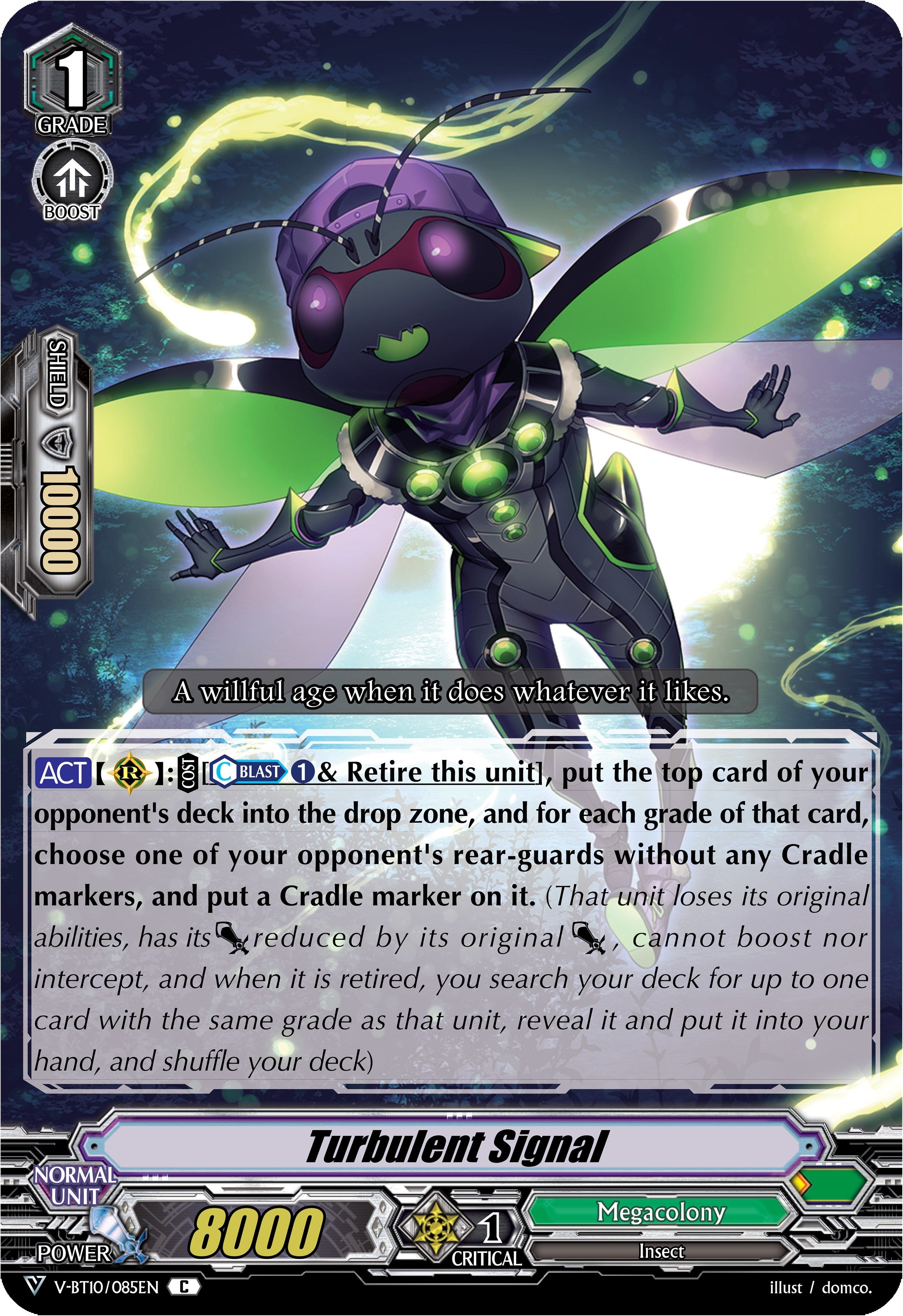 Turbulent Signal (V-BT10/085EN) [Phantom Dragon Aeon] | Pegasus Games WI