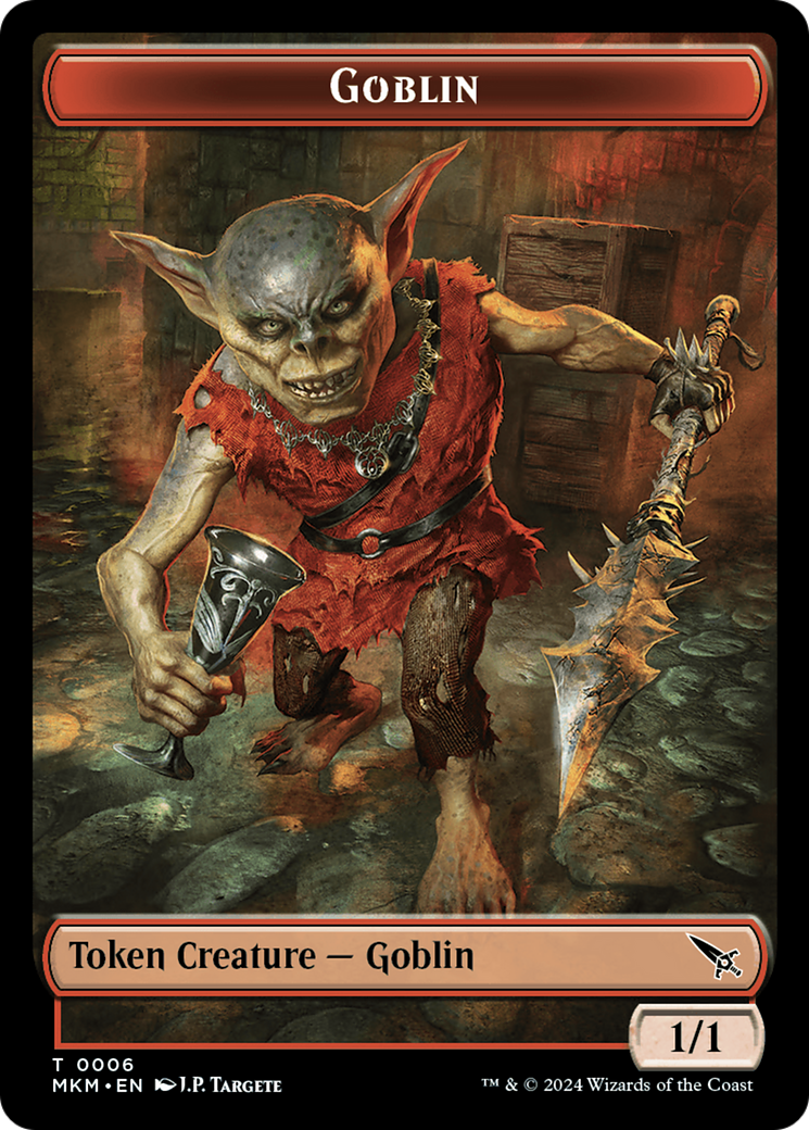 Detective // Goblin Double-Sided Token [Murders at Karlov Manor Tokens] | Pegasus Games WI