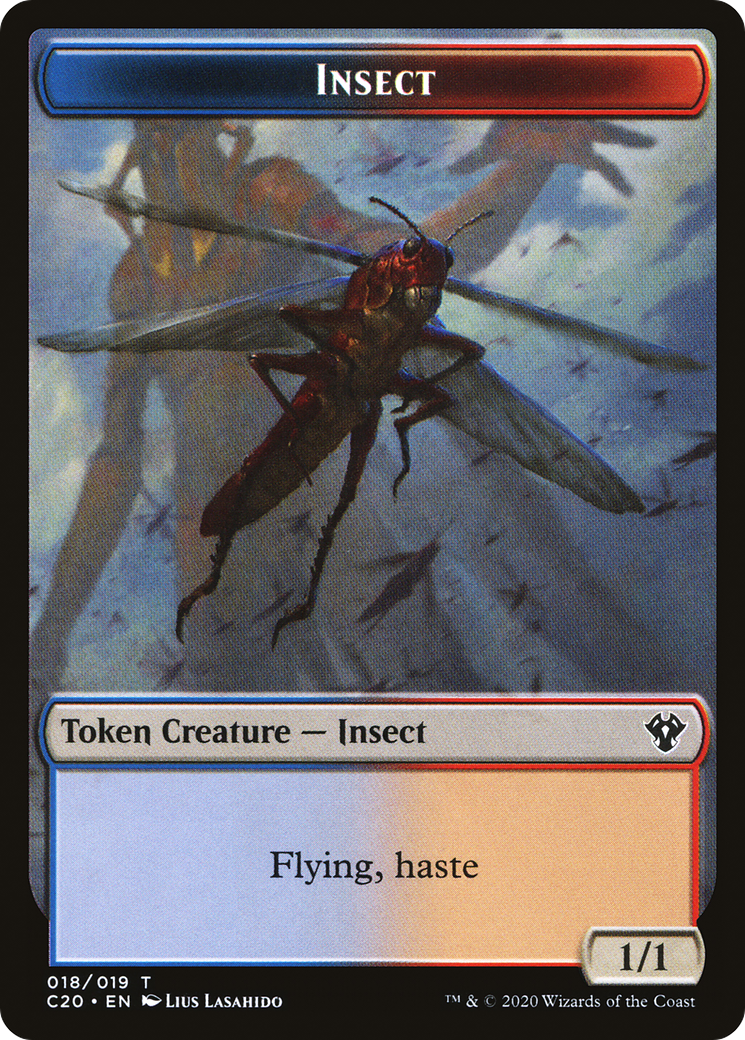 Treasure // Insect Double-Sided Token [Secret Lair: Heads I Win, Tails You Lose Tokens] | Pegasus Games WI