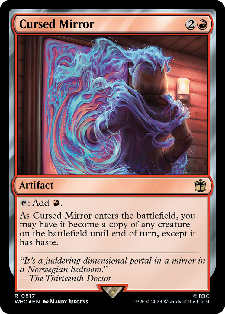 Cursed Mirror (Surge Foil) [Doctor Who] | Pegasus Games WI