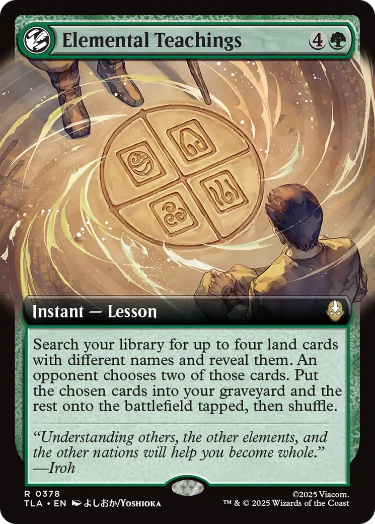 Elemental Teachings (Extended Art) [Avatar: The Last Airbender] | Pegasus Games WI
