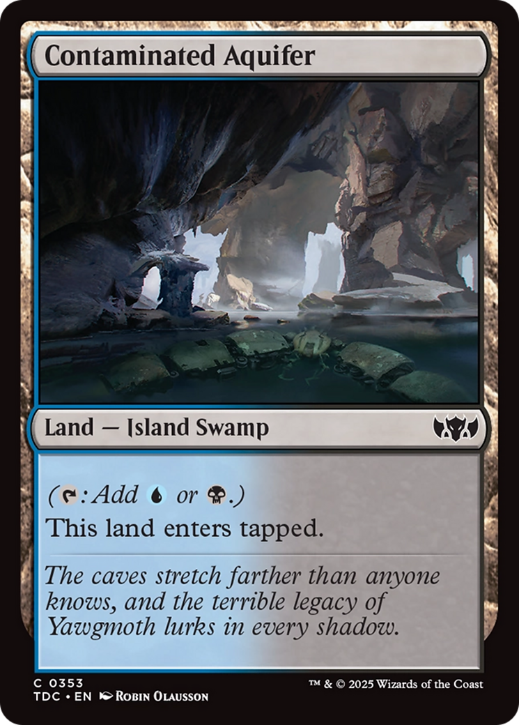 Contaminated Aquifer [Tarkir: Dragonstorm Commander] | Pegasus Games WI
