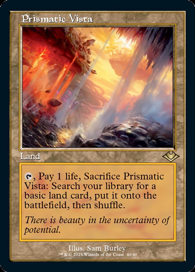 Prismatic Vista (Retro Foil Etched) [Modern Horizons] | Pegasus Games WI