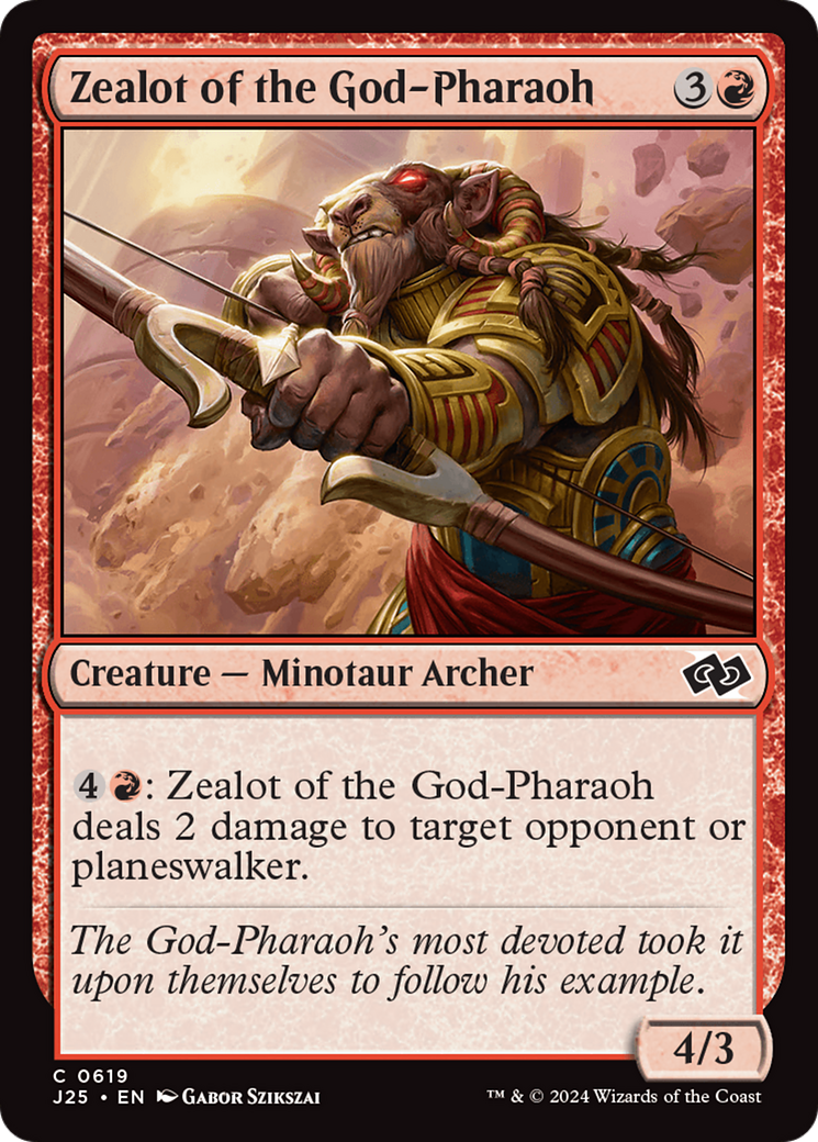 Zealot of the God-Pharaoh [Foundations Jumpstart] | Pegasus Games WI