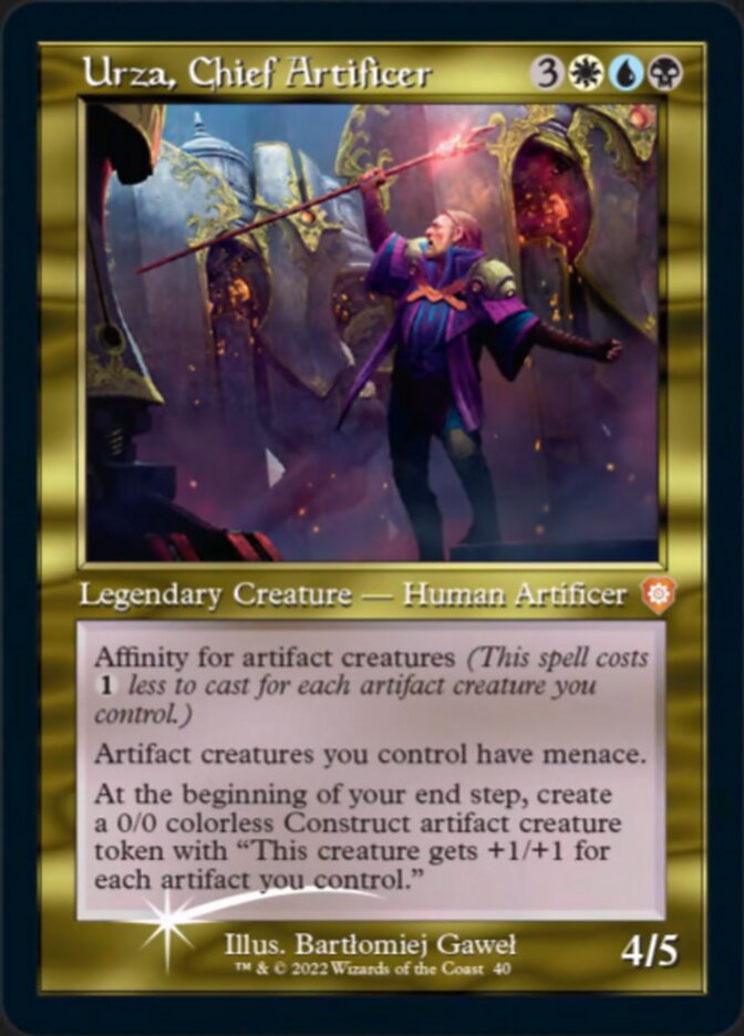 Urza, Chief Artificer (040) (Retro) (Display Commander) [The Brothers' War Commander] | Pegasus Games WI