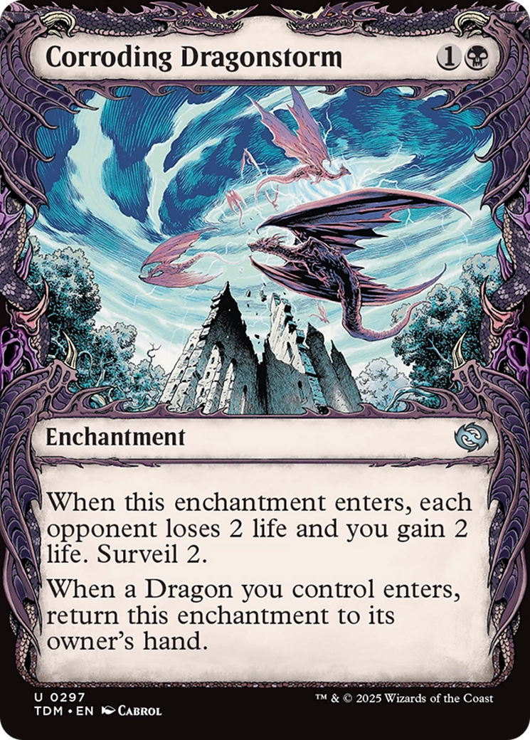 Corroding Dragonstorm (Showcase) [Tarkir: Dragonstorm] | Pegasus Games WI
