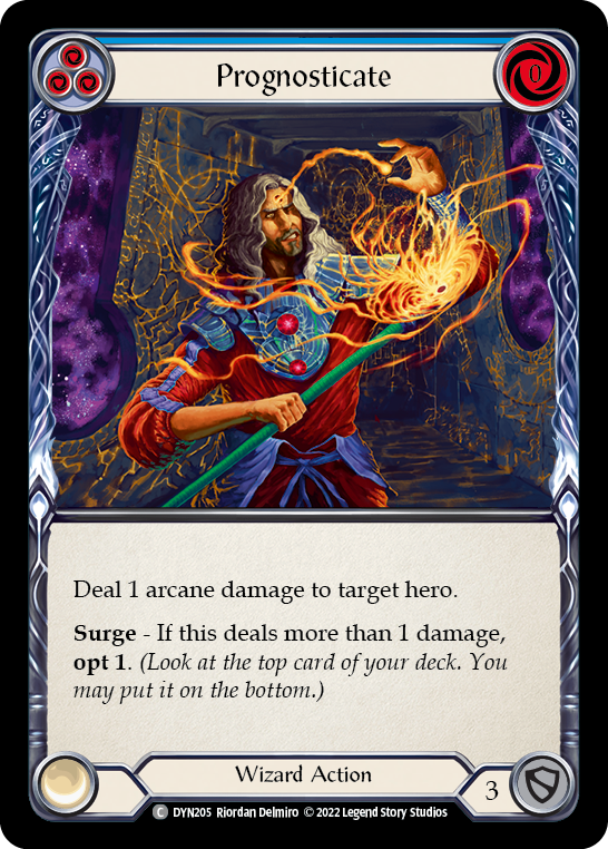 Prognosticate (Blue) [DYN205] (Dynasty) | Pegasus Games WI