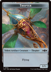 Thopter // Bird Double-Sided Token [Tarkir: Dragonstorm Commander Tokens] | Pegasus Games WI