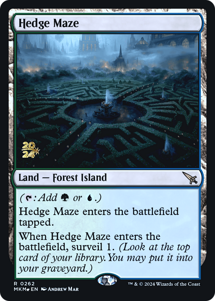 Hedge Maze [Murders at Karlov Manor Prerelease Promos] | Pegasus Games WI