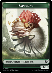 Saproling // Satyr Double-Sided Token [Commander Masters Tokens] | Pegasus Games WI