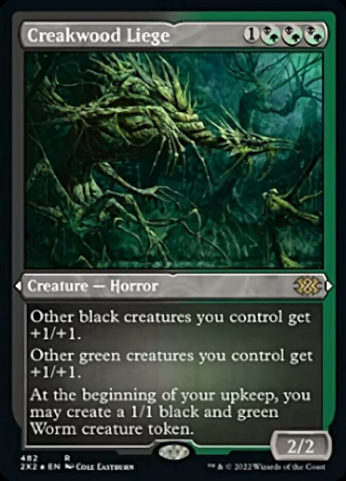Creakwood Liege (Foil Etched) [Double Masters 2022] | Pegasus Games WI
