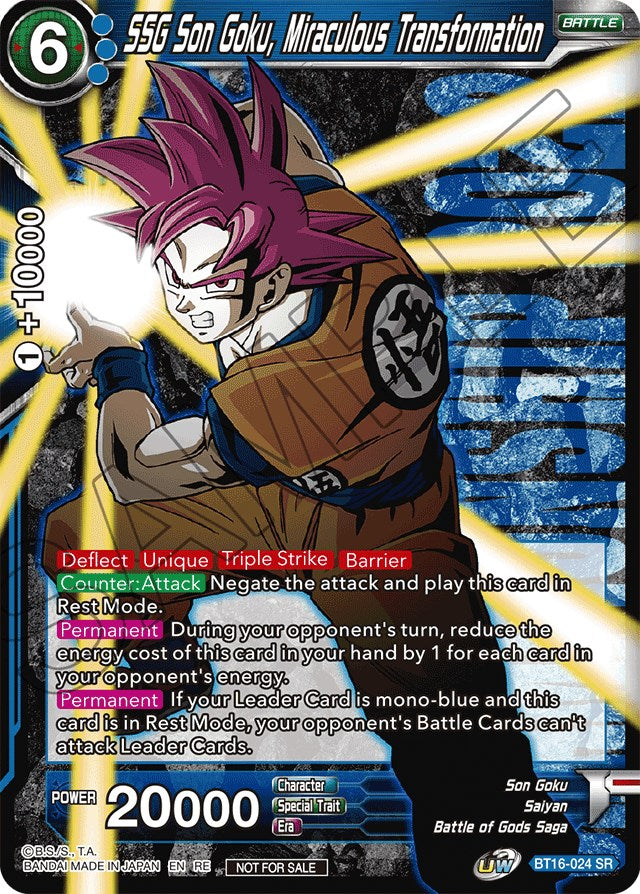 SSG Son Goku, Miraculous Transformation (Championship 2022) (BT15-024) [Promotion Cards] | Pegasus Games WI