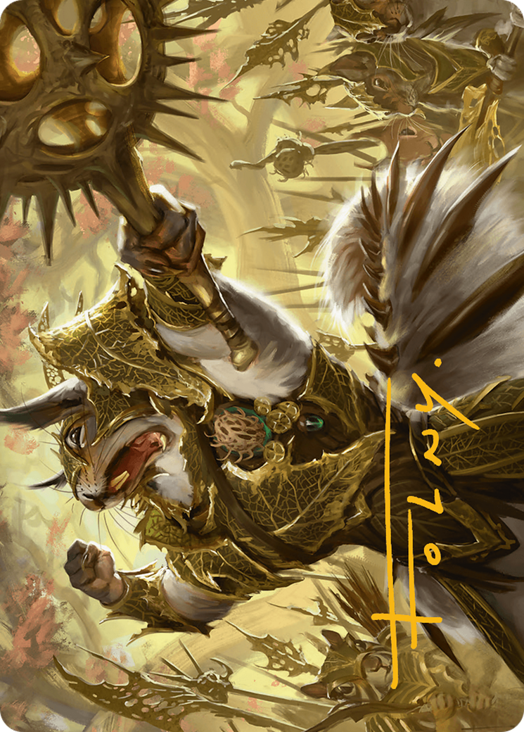 Honored Dreyleader Art Card (Gold-Stamped Signature) [Bloomburrow Art Series] | Pegasus Games WI