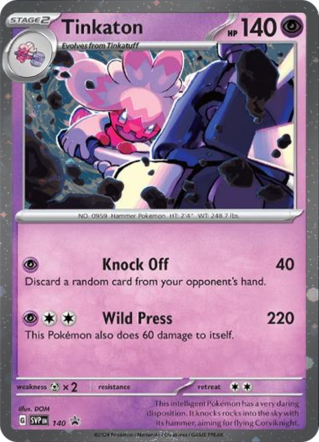 Tinkaton (SVP140) (Cosmos Holo) [Scarlet & Violet Promo Cards] | Pegasus Games WI