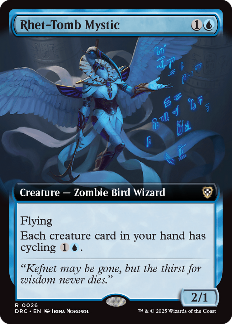 Rhet-Tomb Mystic (Extended Art) [Aetherdrift Commander] | Pegasus Games WI