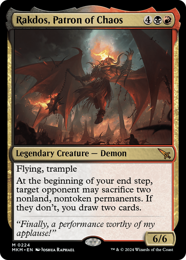 Rakdos, Patron of Chaos [Murders at Karlov Manor] | Pegasus Games WI