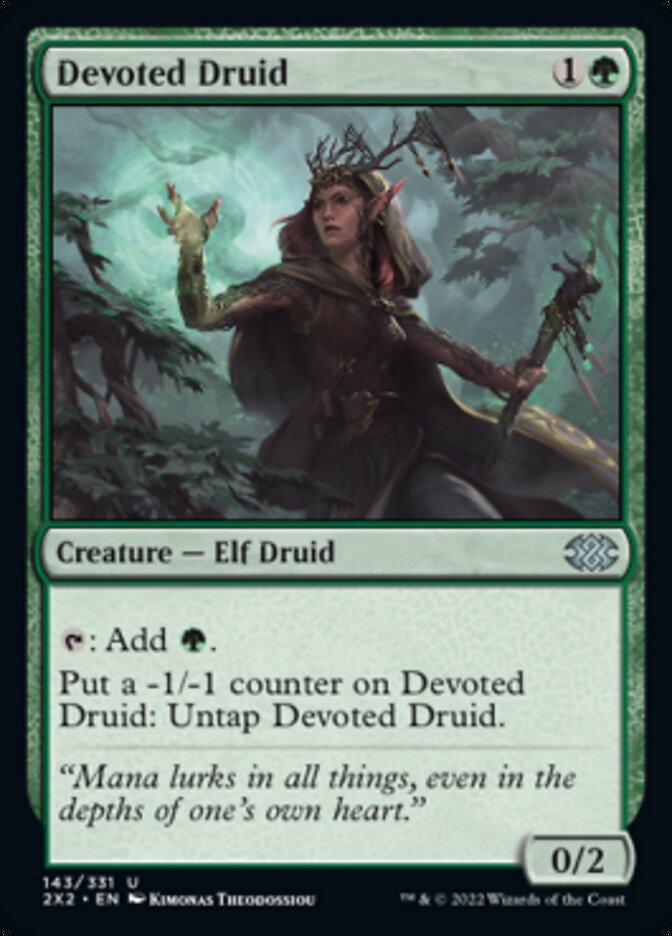 Devoted Druid [Double Masters 2022] | Pegasus Games WI