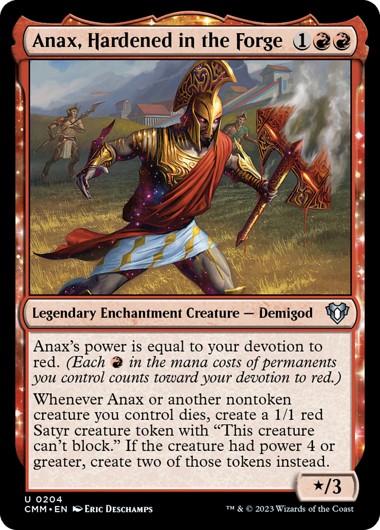 Anax, Hardened in the Forge [Commander Masters] | Pegasus Games WI