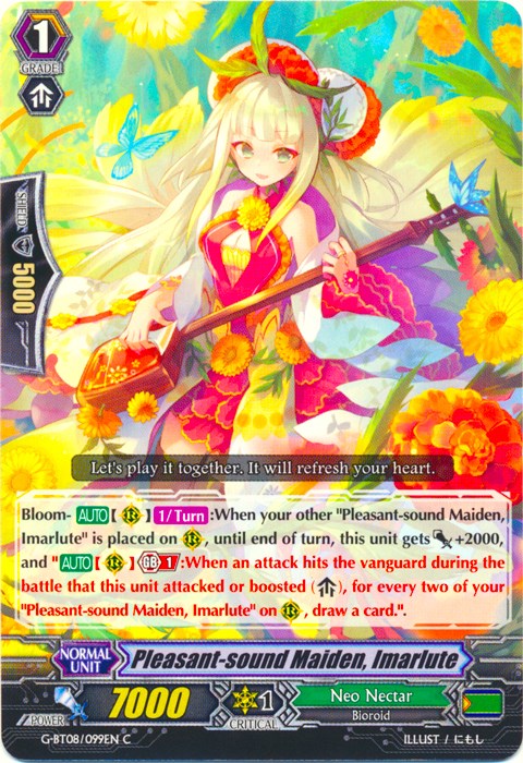Pleasant-sound Maiden, Imarlute (G-BT08/099EN) [Absolute Judgment] | Pegasus Games WI