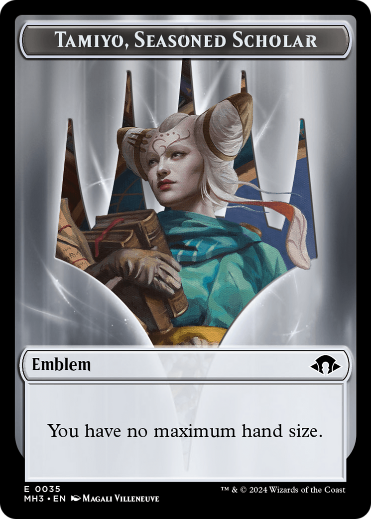 Tamiyo, Seasoned Scholar Token [Modern Horizons 3 Tokens] | Pegasus Games WI