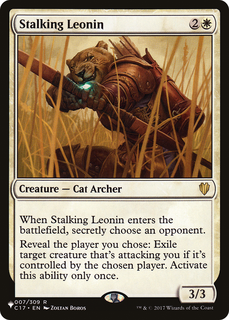 Stalking Leonin [The List] | Pegasus Games WI