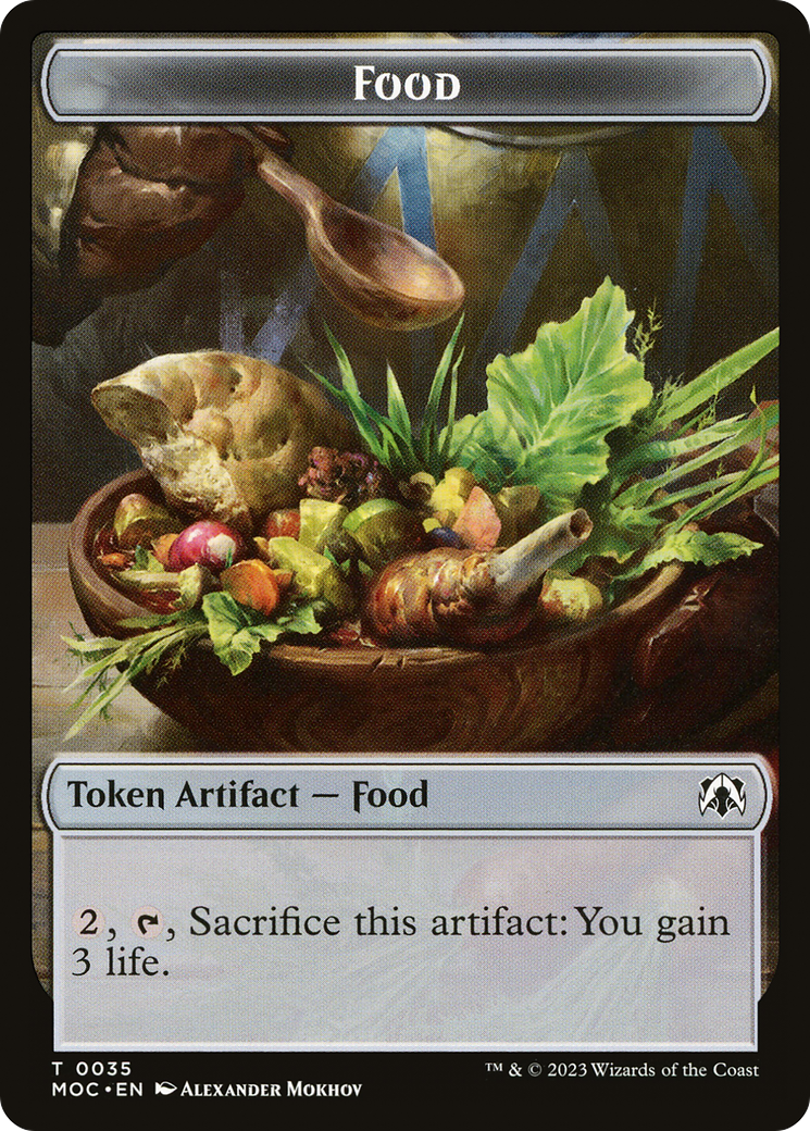 Food Token [March of the Machine Commander Tokens] | Pegasus Games WI