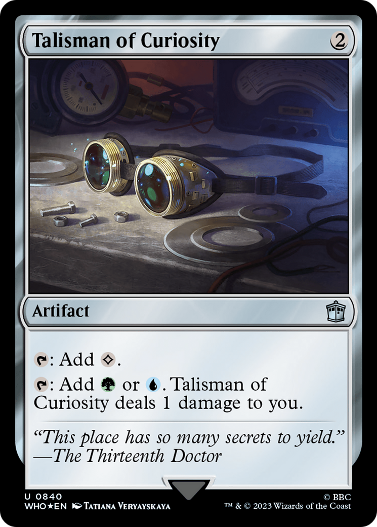 Talisman of Curiosity (Surge Foil) [Doctor Who] | Pegasus Games WI
