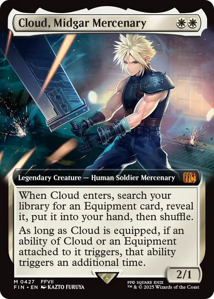 Cloud, Midgar Mercenary (Extended Art) [FINAL FANTASY] | Pegasus Games WI