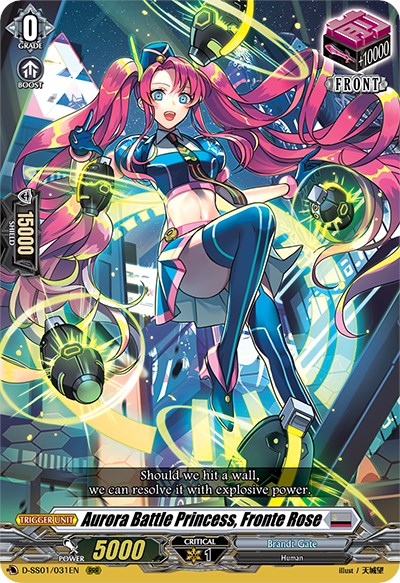 Aurora Battle Princess, Fronte Rose (D-SS01/031EN) [Festival Collection 2021] | Pegasus Games WI
