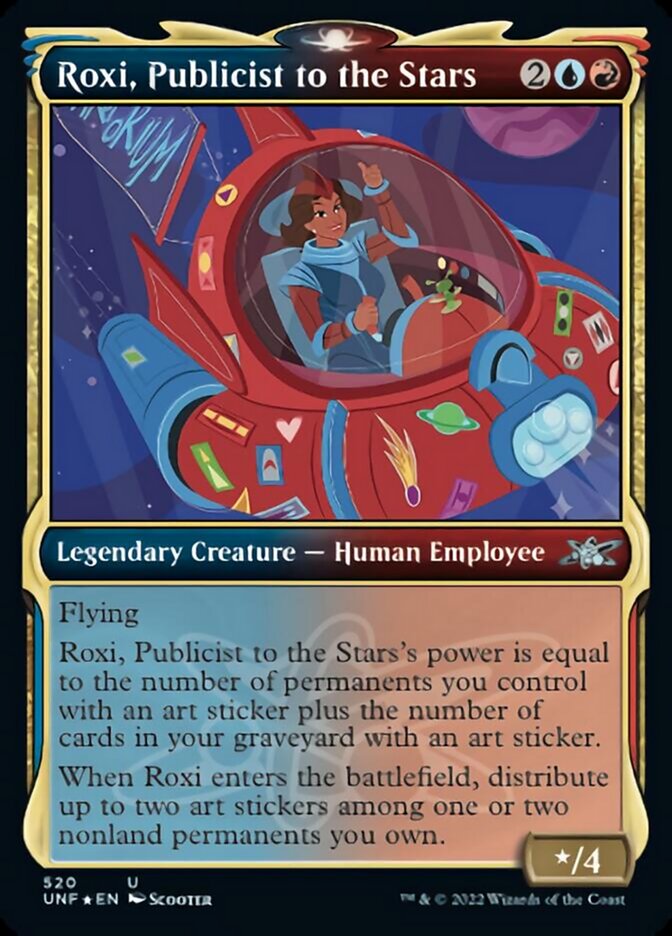 Roxi, Publicist to the Stars (Showcase) (Galaxy Foil) [Unfinity] | Pegasus Games WI