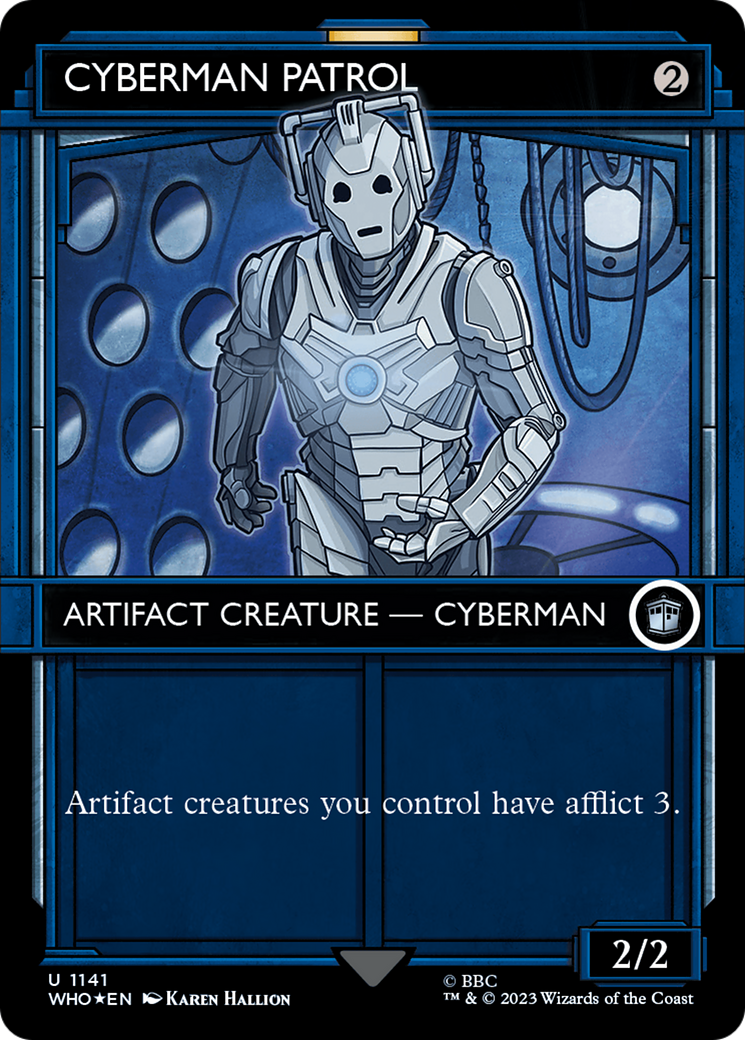 Cyberman Patrol (Showcase) (Surge Foil) [Doctor Who] | Pegasus Games WI