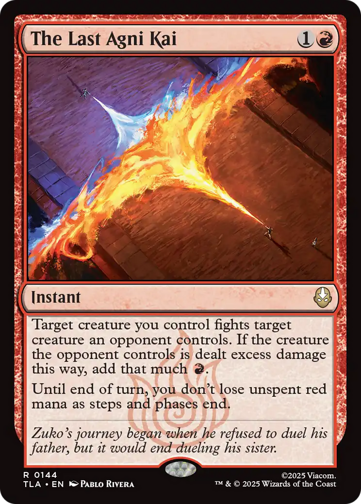 The Last Agni Kai [Avatar: The Last Airbender] | Pegasus Games WI