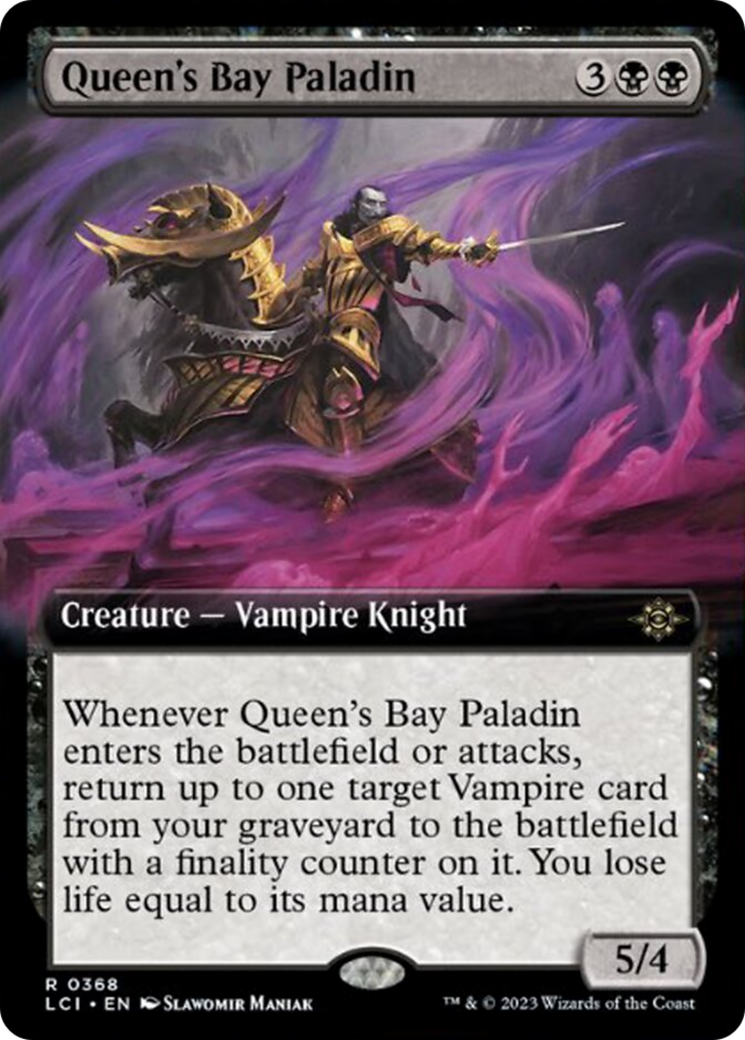 Queen's Bay Paladin (Extended Art) [The Lost Caverns of Ixalan] | Pegasus Games WI