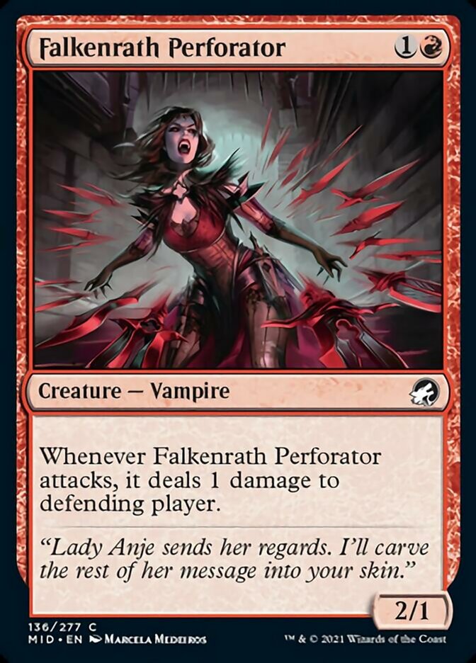 Falkenrath Perforator [Innistrad: Midnight Hunt] | Pegasus Games WI