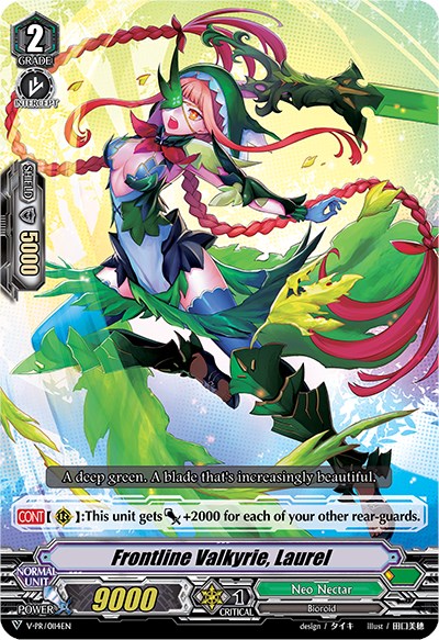 Frontline Valkyrie, Laurel (V-PR/0114EN) [V Promo Cards] | Pegasus Games WI