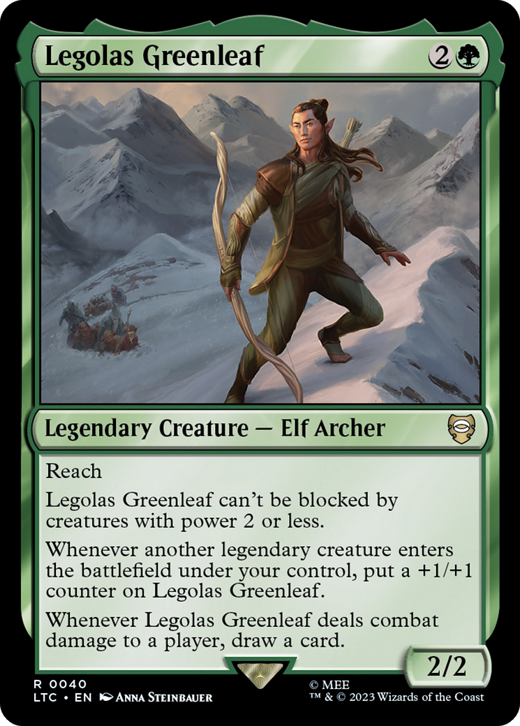 Legolas Greenleaf [The Lord of the Rings: Tales of Middle-Earth Commander] | Pegasus Games WI