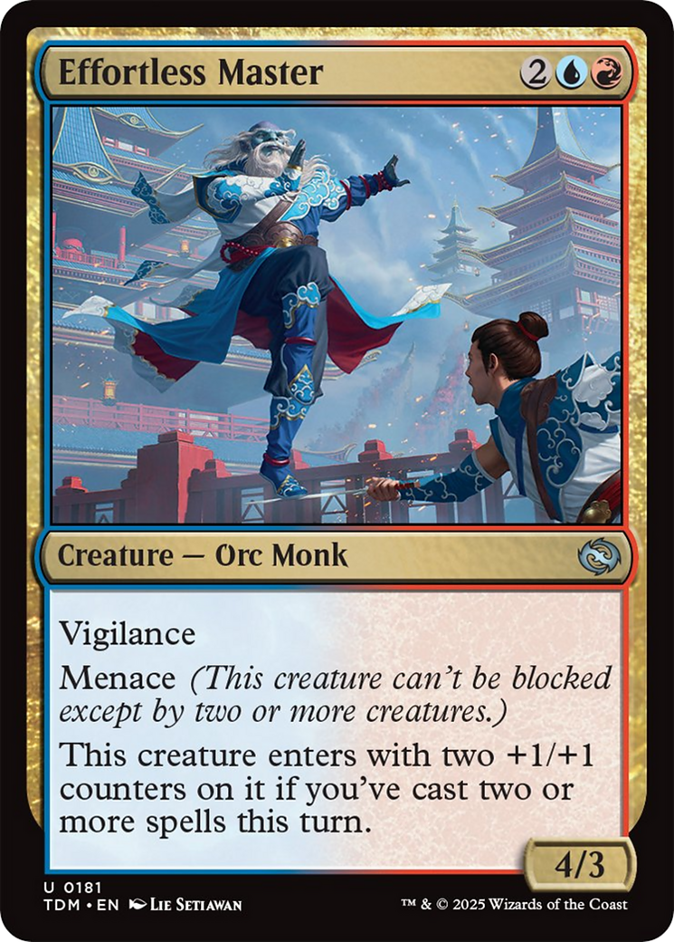 Effortless Master [Tarkir: Dragonstorm] | Pegasus Games WI
