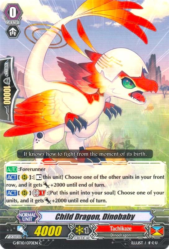 Child Dragon, Dinobaby (G-BT10/070EN) [Raging Clash of the Blade Fangs] | Pegasus Games WI