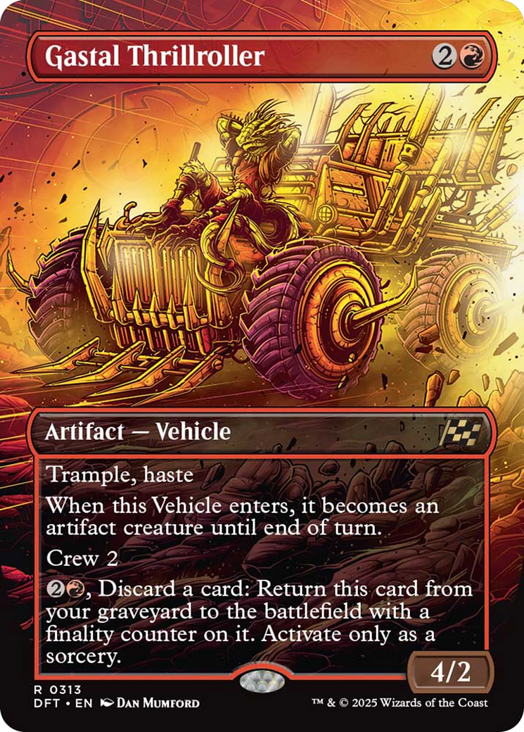 Gastal Thrillroller (Borderless) [Aetherdrift] | Pegasus Games WI