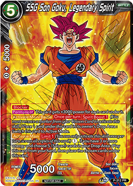 SSG Son Goku, Legendary Spirit (P-312) [Promotion Cards] | Pegasus Games WI
