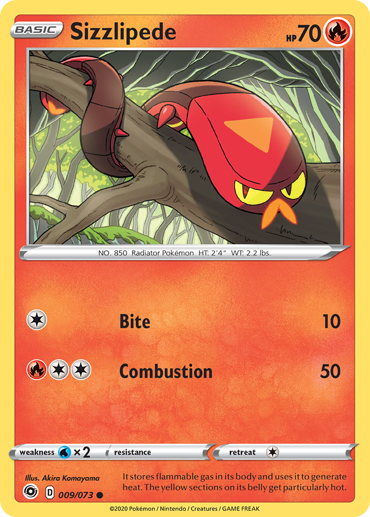 Sizzlipede (009/073) [Sword & Shield: Champion's Path] | Pegasus Games WI