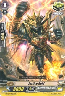 Justice Gold (G-BT07/082EN) [Glorious Bravery of Radiant Sword] | Pegasus Games WI