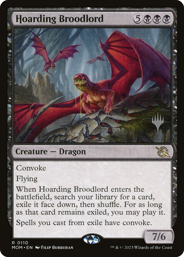 Hoarding Broodlord (Promo Pack) [March of the Machine Promos] | Pegasus Games WI