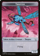 Soldier // Thopter Double-Sided Token [March of the Machine Tokens] | Pegasus Games WI