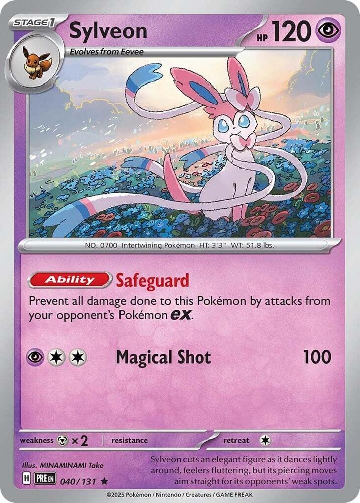 Sylveon (040/131) [Scarlet & Violet: Prismatic Evolutions] | Pegasus Games WI